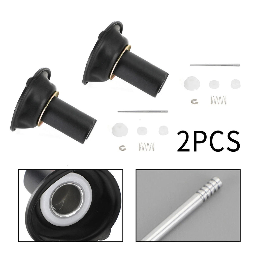 2X Carburetor Plunger Diaphragm Repair Kit for Yamaha XJR400 (1993–2000) T9