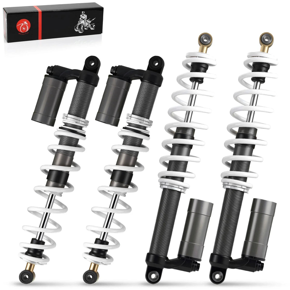 Set of 4 Air Shock Absorbers for Polaris RZR S 800 (2008–2014) 7043419 7043422