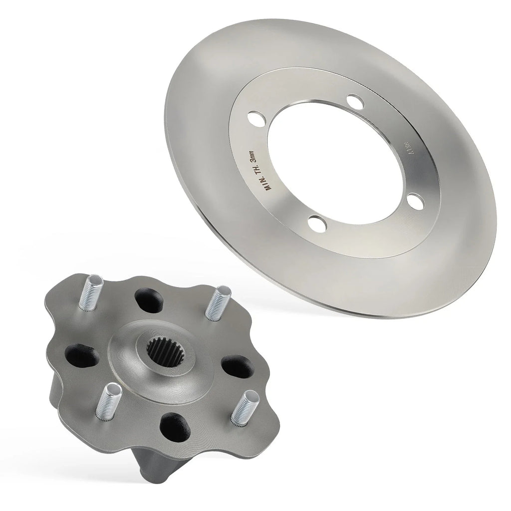 Front Wheel Hub & Brake Disc Rotor for Suzuki Eiger 400 (2002–2007)