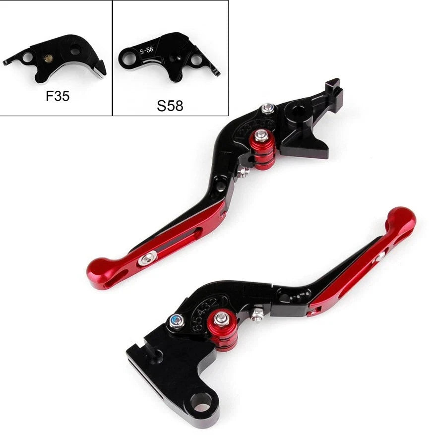 Adjustable Folding Brake Clutch Levers for Suzuki GSXR1000 750 600 (2001–2023)