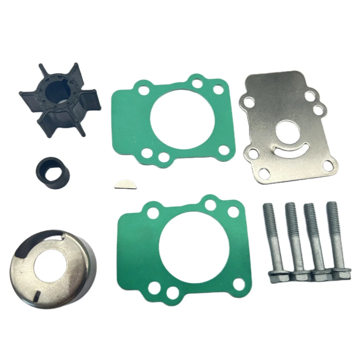 Water Pump Impeller Kit for Yamaha 9.9 15 HP 2-Stroke Outboard (682-W0078-A1)