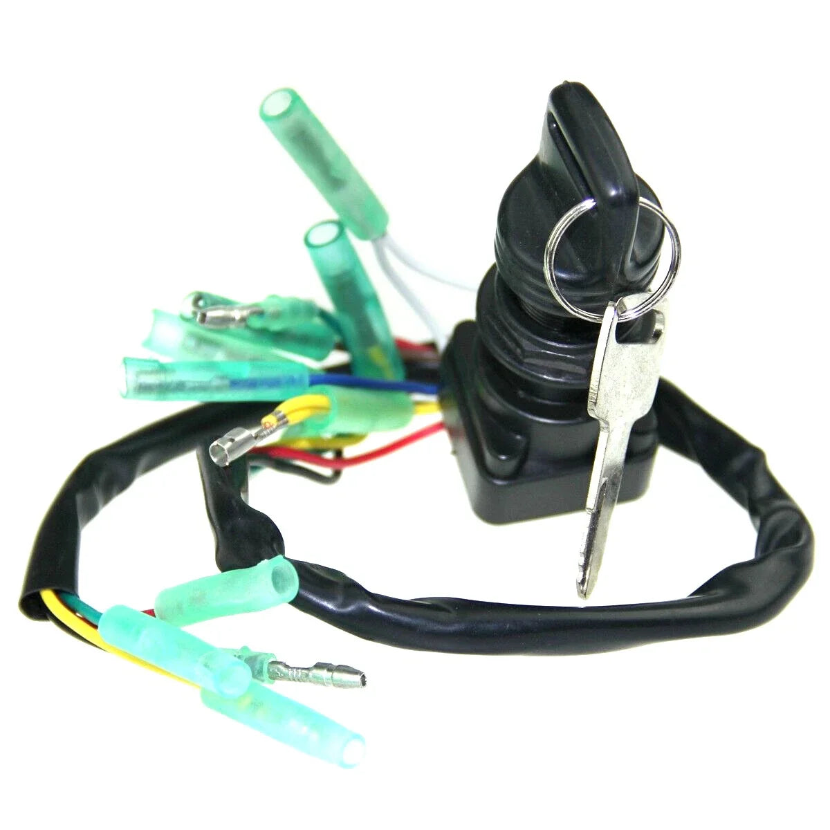 Ignition Switch Key Assembly for Yamaha Outboard Motor Control Box (703-82510-43)