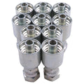 10X Hydraulic Hose Fitting 1/2" Hose with 1/2" JIC Female 10643-8-8 for Parker