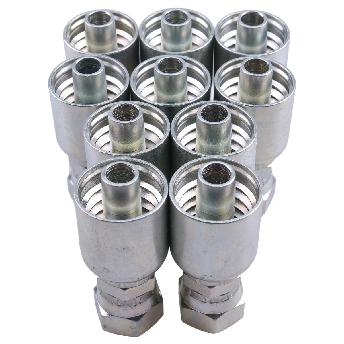 10X Hydraulic Hose Fitting 1/2" Hose with 1/2" JIC Female 10643-8-8 for Parker
