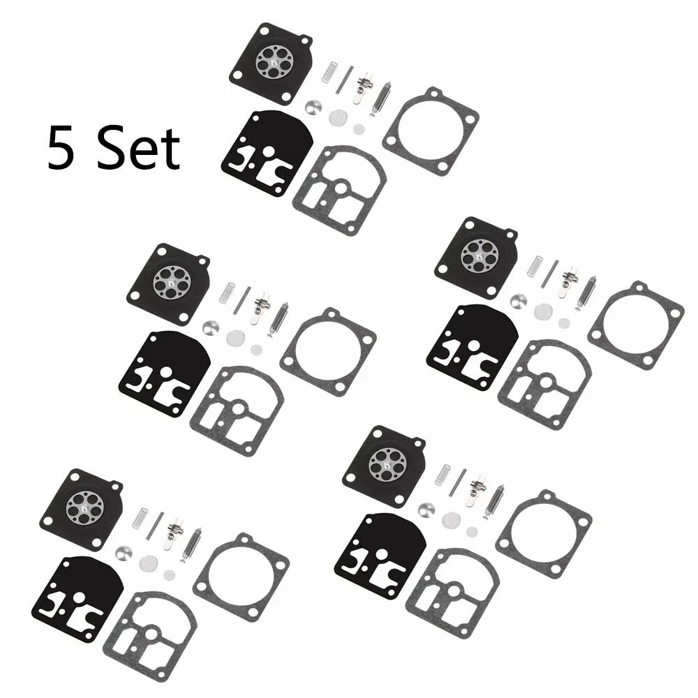 Set of 5 Carburetor Carb Kits for Stihl 009 010 011 012 (ZAMA C1S-S1A RB-11)