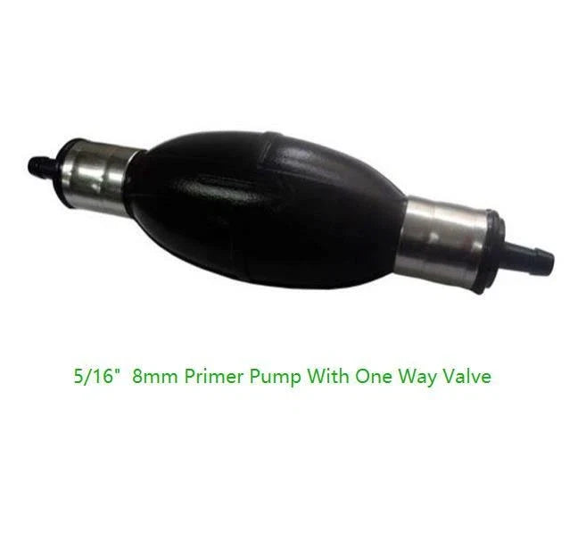 Universal Rubber Hand Primer Bulb 8mm for Fuel Pump Non Return Valve