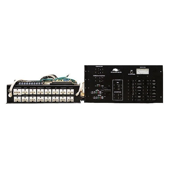 Rinker Boat Breaker Control Panel - 18 X 9 Inch Black Aluminum