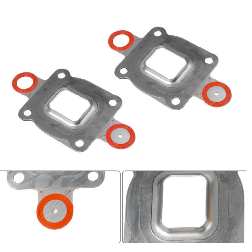 2 Exhaust Manifold Elbow Riser Gaskets for MerCruiser 4.3 5.0 5.7 (1990–2023) 864850A02