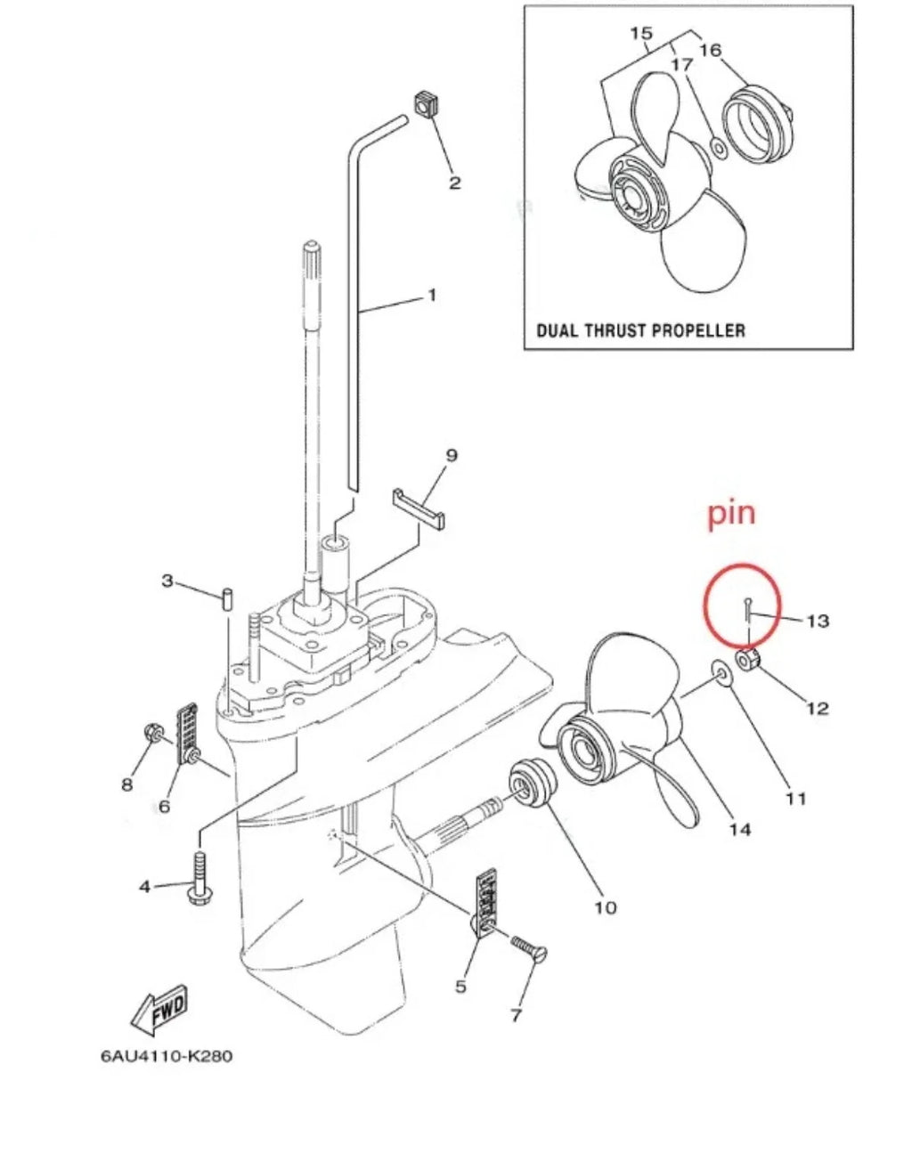 Seal Kit for Yamaha FT8D, FT8G, F9.9A, F9.9L (Models)