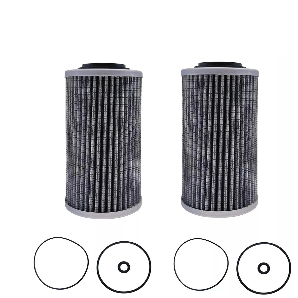 Set of 2 Oil Filters for SeaDoo Rotax 1630 RXP-X RXT-X GTX (420956744, 420956747)