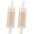 2x 1/4" in Line Fuel Filter for 35-816296Q 18-7830 Mercury Johnson Evinrude