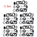 Set of 5 Carburetor Rebuild Kits for Briggs & Stratton 3HP 4HP 5HP (495606 494624)