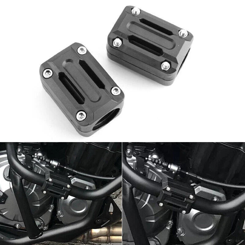 22mm 25mm Motorcycle Engine Frame Bar Protection Guard Crash Slider T9