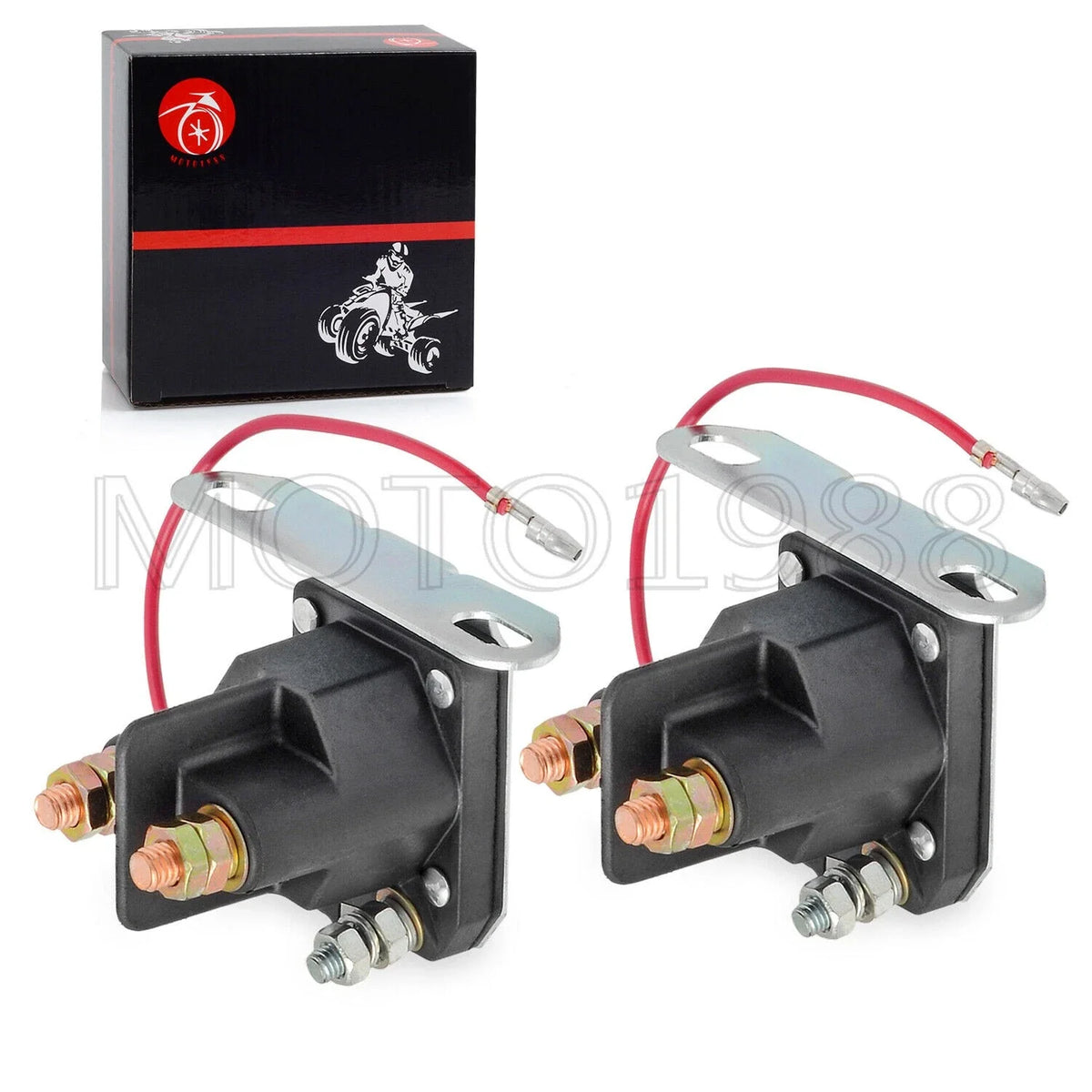 2 Starter Solenoid Relay for Polaris Sport 400, 400L, Trail Blazer 250, 400 (1996–2004) 3085521