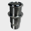 Marine Town, Stainless Steel Thru Hull Scupper with Nut, 5'' X 2