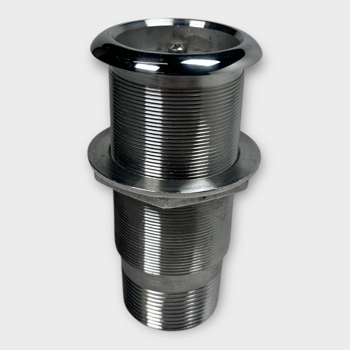 Marine Town, Stainless Steel Thru Hull Scupper with Nut, 5'' X 2