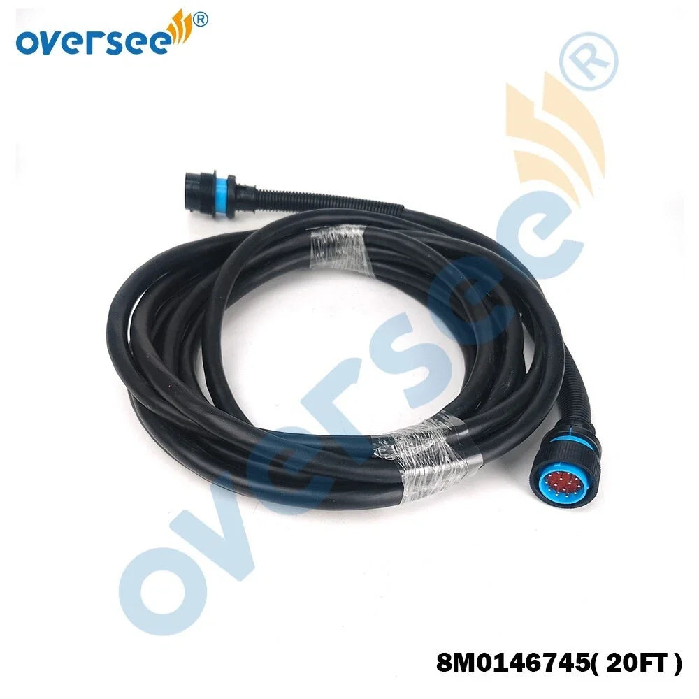 20FT Data Cable Harness for Mercury Outboard 14 Pin (8M0146745)