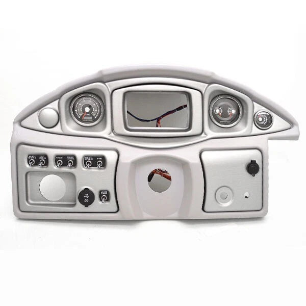South Bay Pontoon Boat Gauge Dash Panel - 500 Silver Mercury 33 3/4 Inch