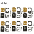 Set of 6 Carburetor Repair Kits for Stihl TS410 TS420 ZAMA RB-151