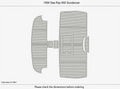 EVA Pad Teak Flooring Mat for Sea Ray 650 Sundancer (1994)
