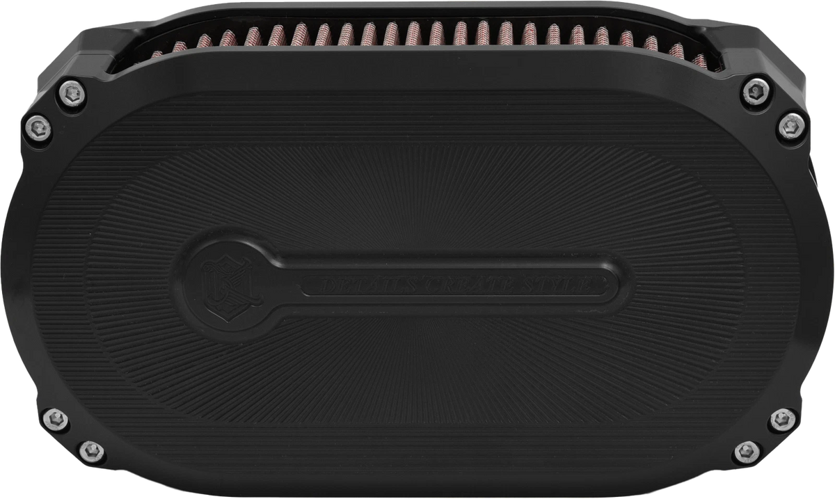 KENS FACTORY Nl Tc Air Cleaner Black – Fits Harley Davidson 2008-2016 V-Twin