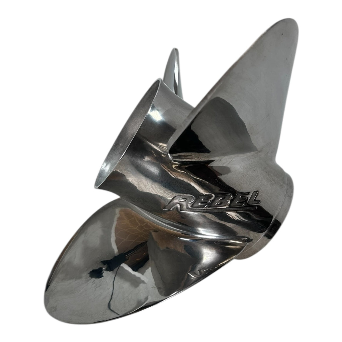 Evinrude Johnson 3 X 15 1/4 X 19P, Stainless Steel Rebel Propeller 763571 - LH