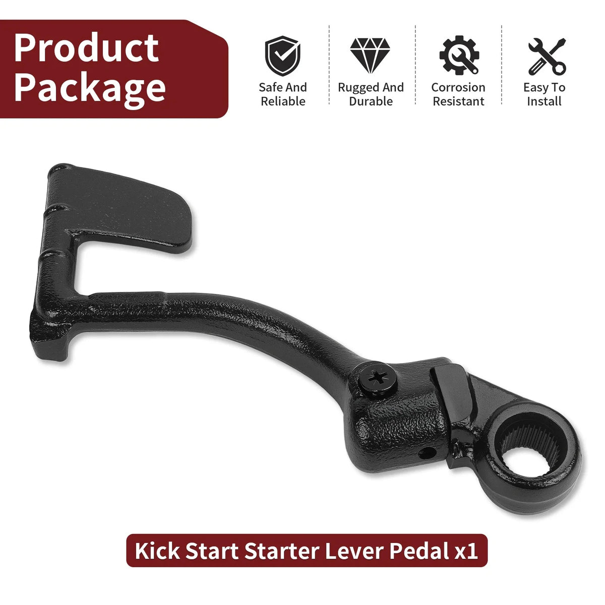 Kick Start Starter Lever Pedal for Yamaha Blaster (1988–2006) 2XJ-15620-10-00