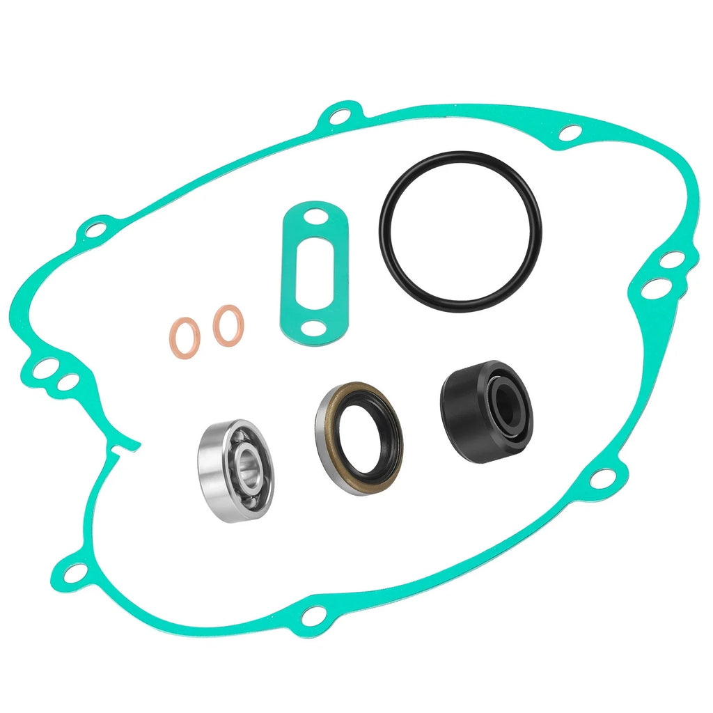 Water Pump Rebuild Kit w/ Clutch Cover Gasket Seal for Kawasaki KX60 (1985–2003)