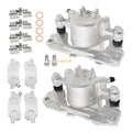 Front Brake Calipers & Ceramic Pads Kit for Honda Big Red MUV700 (2009–2013)