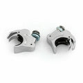 Chrome 39mm Windshield Clamps for Harley Dyna FXD FXDC Sportster XL 883 (T9)