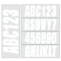 Sticker Decals A-Z Letters & 0-9 Numbers for Marine Boat (3")
