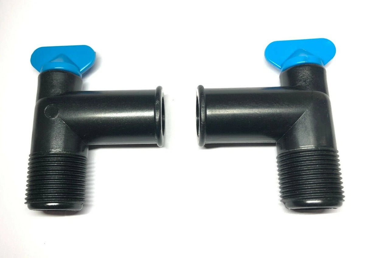 Motor 2 Pcs 3/4" NPT Drain Elbow for MerCruiser MCM MIE V-6 & V-8 862210A01