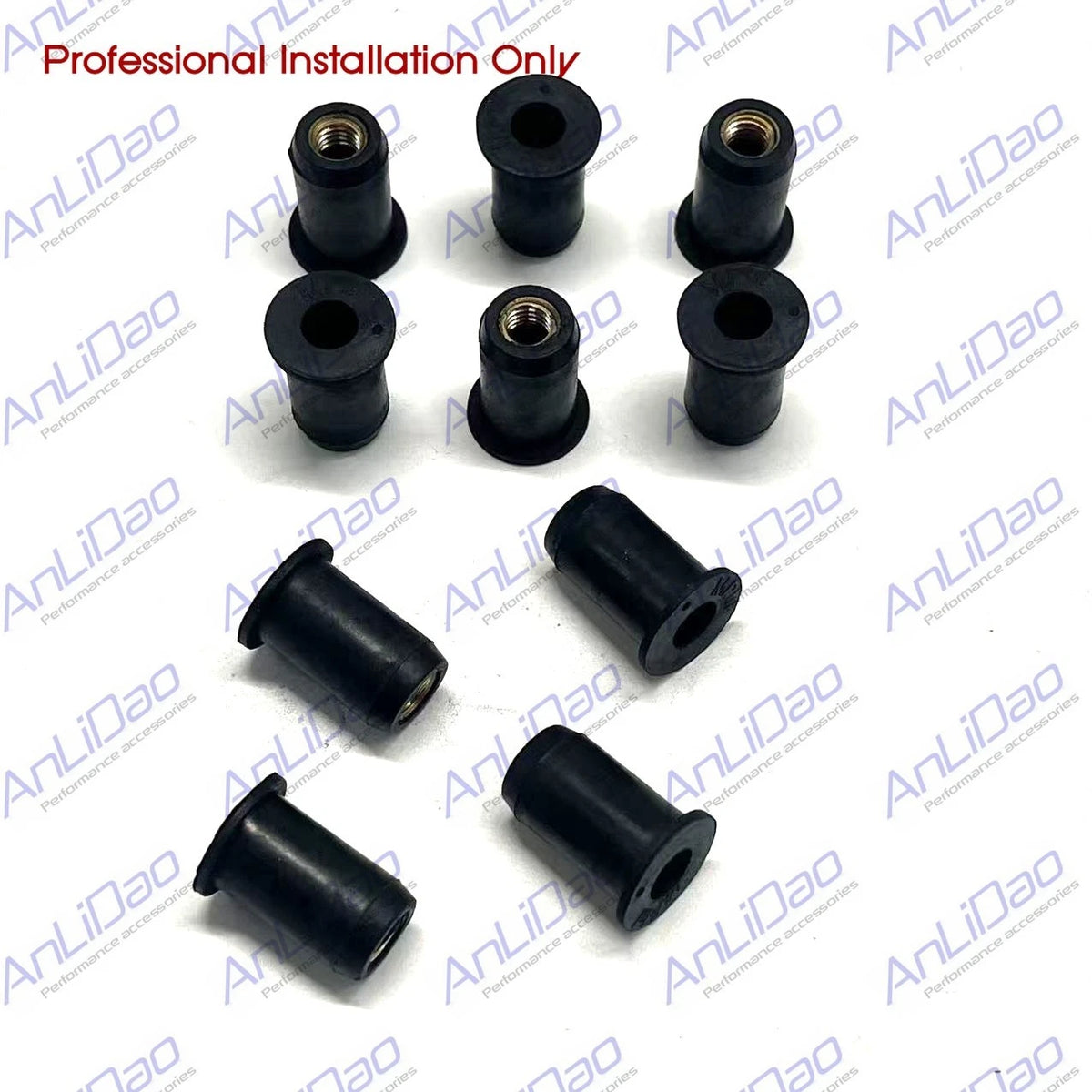 10Pcs Fit Sea-Doo RXT-X Wake Pro Outlander Expansion Nut 2012-2019 250100150
