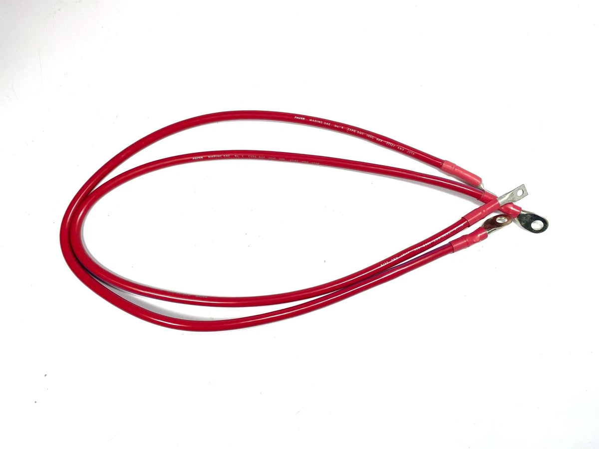 Pacer Marine J1127 & J378, SAE 4 Type SGT Cable 60V 39'' - 2 Pack