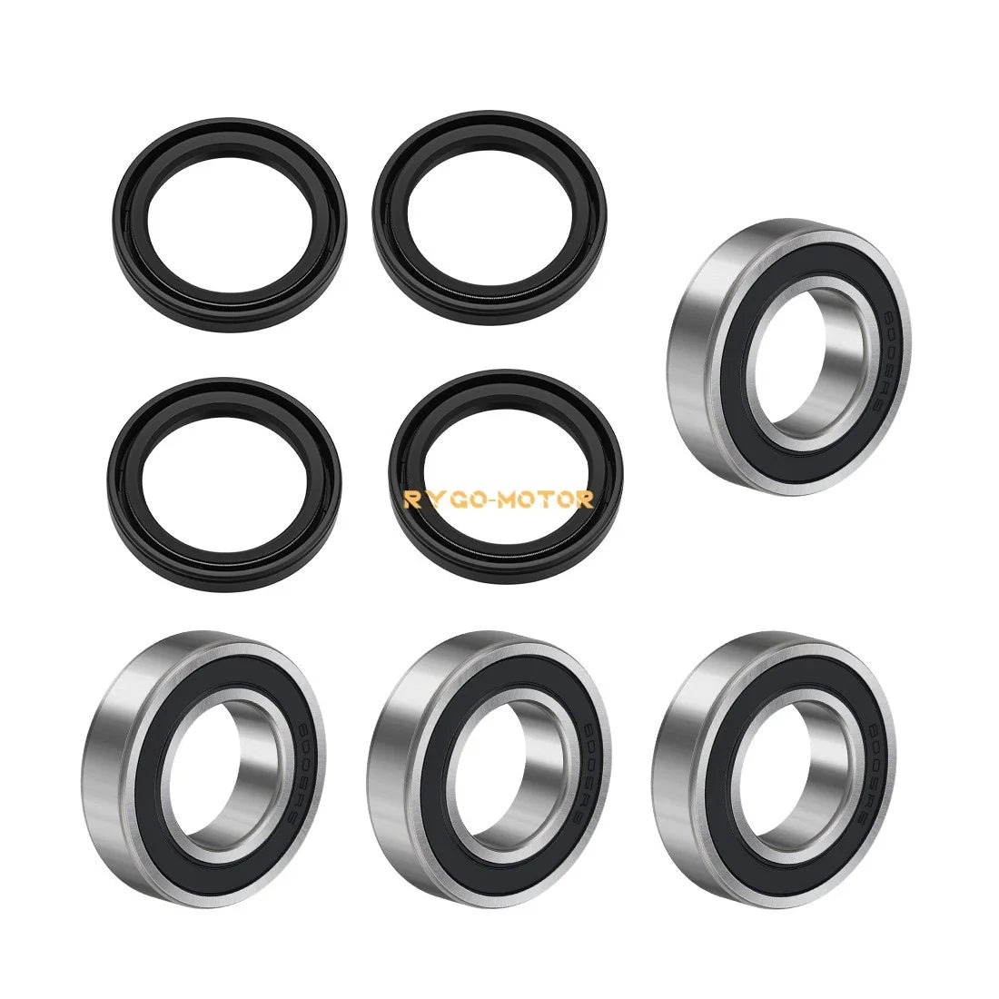 Set of 2 Front Wheel Bearings Seal for Kawasaki Mule 3000–4010