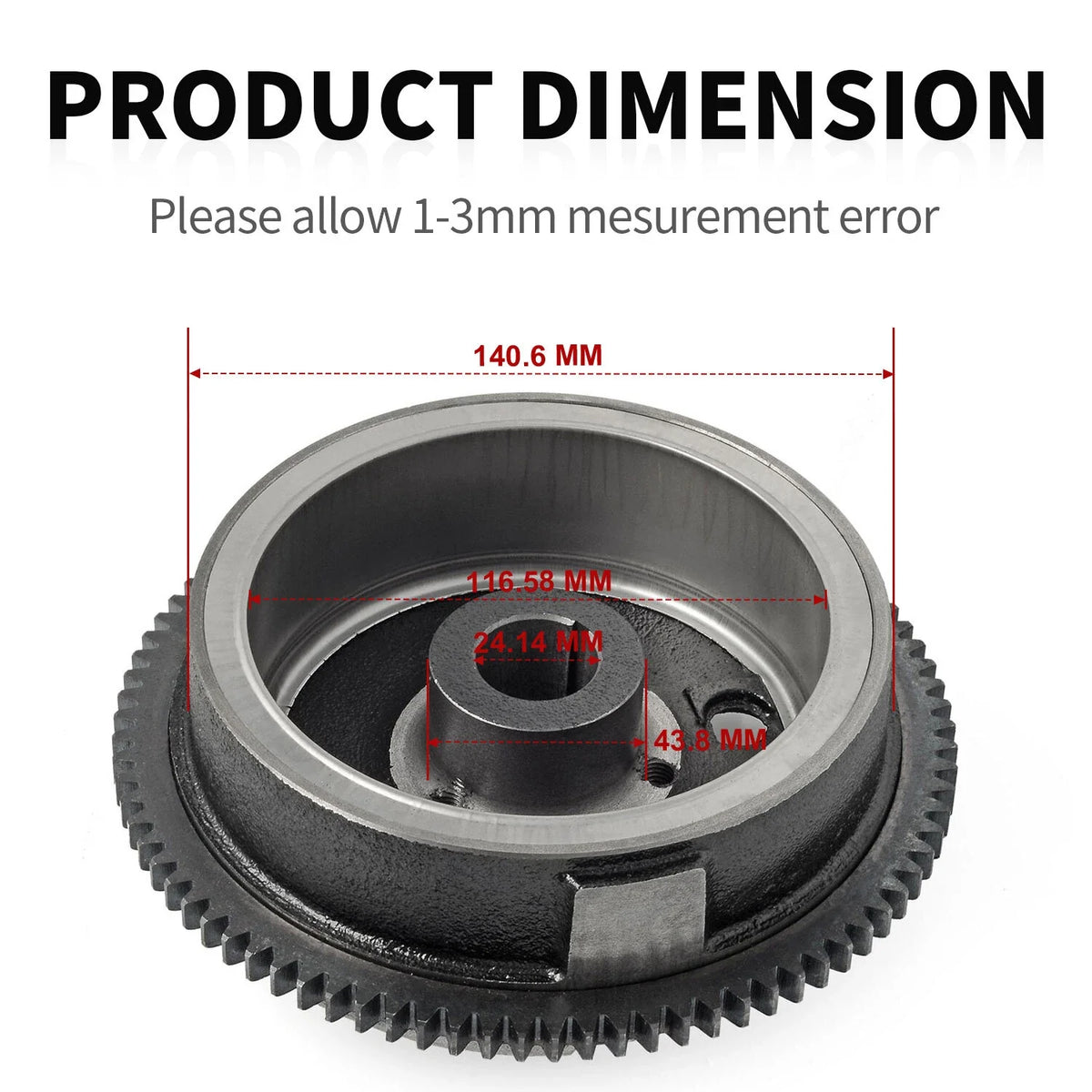 Flywheel 3085558 3086819 for Polaris Magnum 500 Scrambler 500 Sportsman 400 (1995–2002)