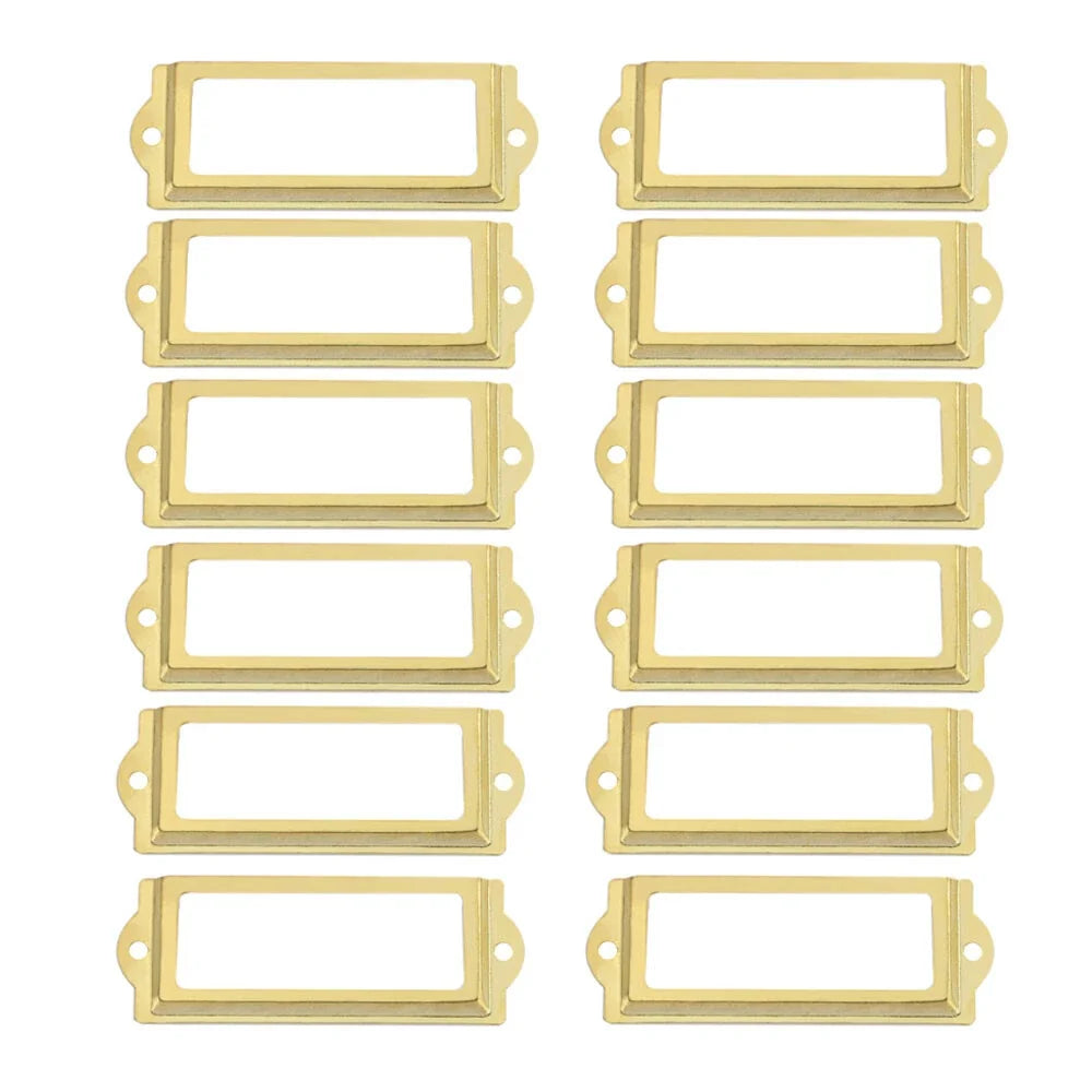 Drawer Cabinet Label Pull Handle 60x24mm (12/48pcs)