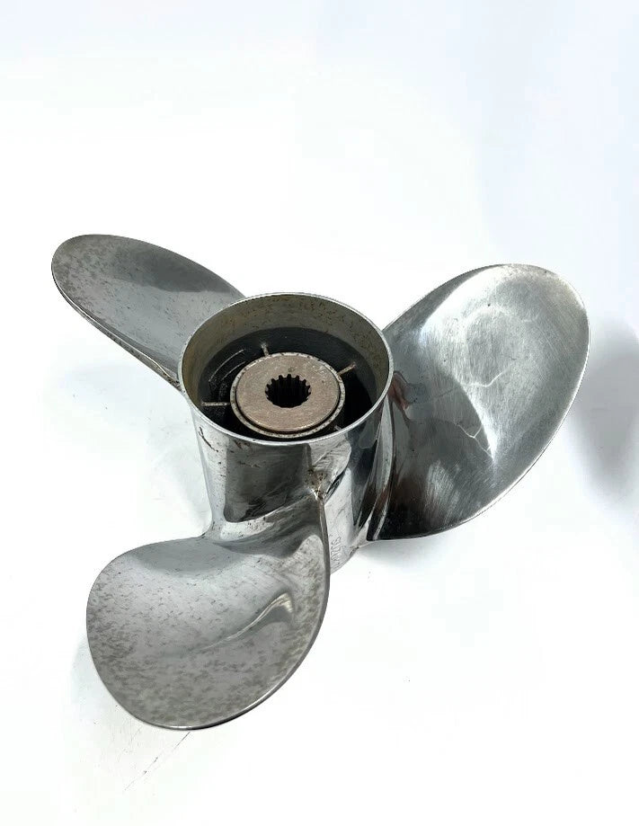 Suzuki 3R X 14 X 15P, Stainless Steel Propeller