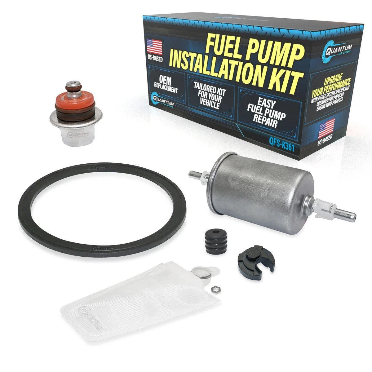 06-15 Polaris Sportsman Ranger 2204308 Fuel Pump Kit +Reg+Filter+Ga Sket QFS