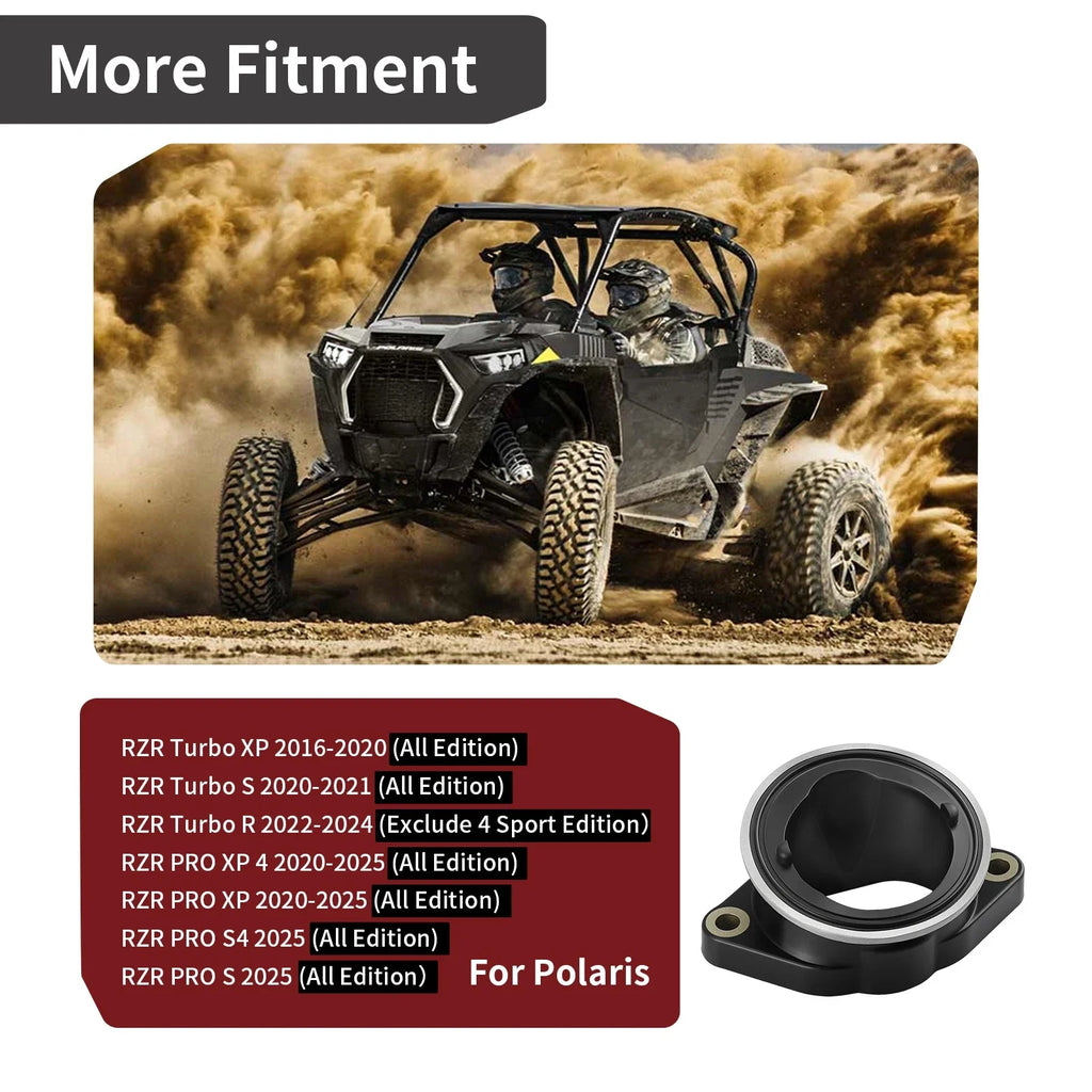 Intake Boot Manifold Adapter for Polaris RZR XP Turbo Pro XP 4 (2016–2025) 1205320