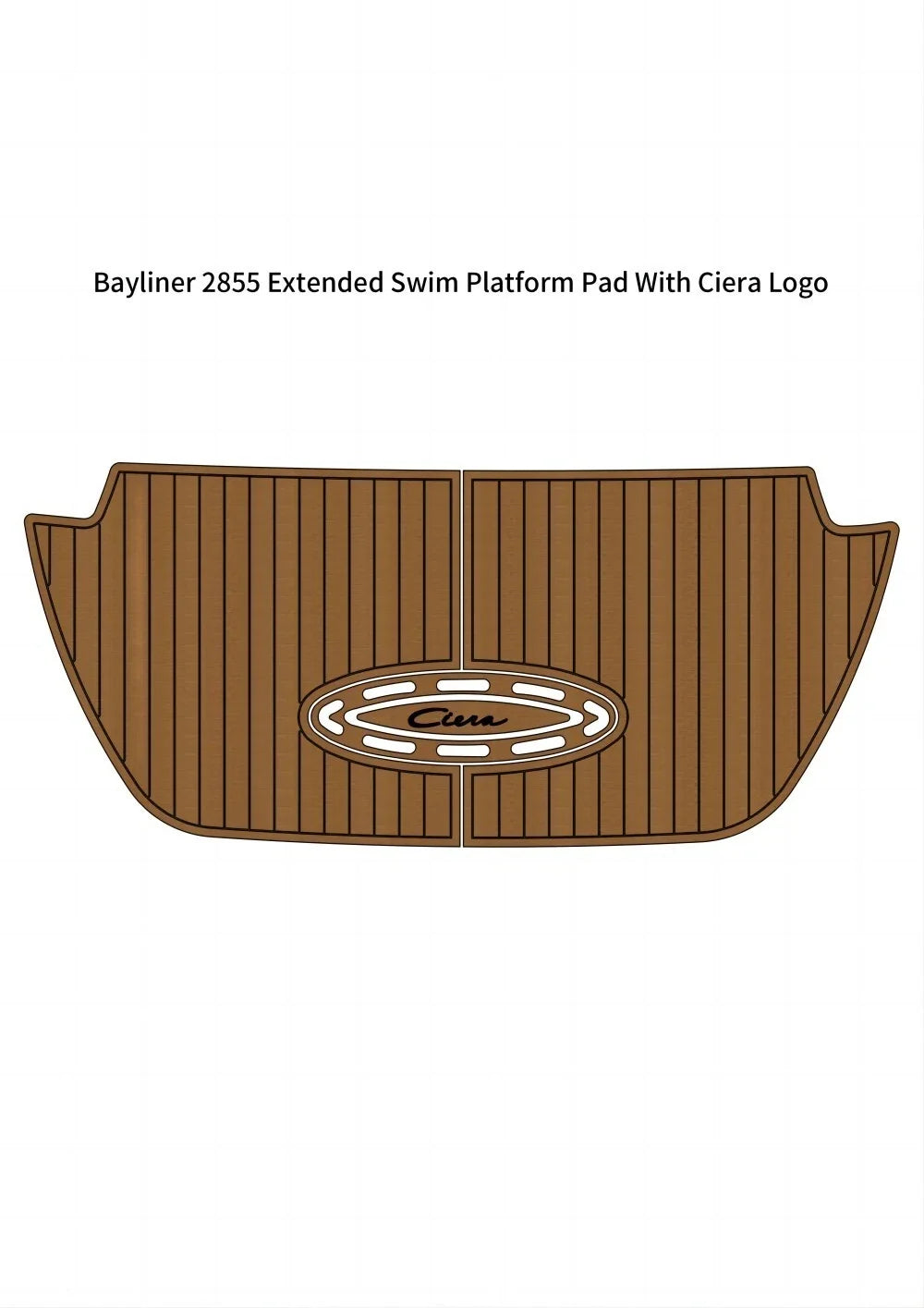 EVA Foam Teak Deck Flooring Mat for Bayliner 2855 (2000)