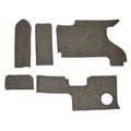 Cobalt Boat Snap-in Deck Mats 406763 - Gray Woven Vinyl (set of 5)