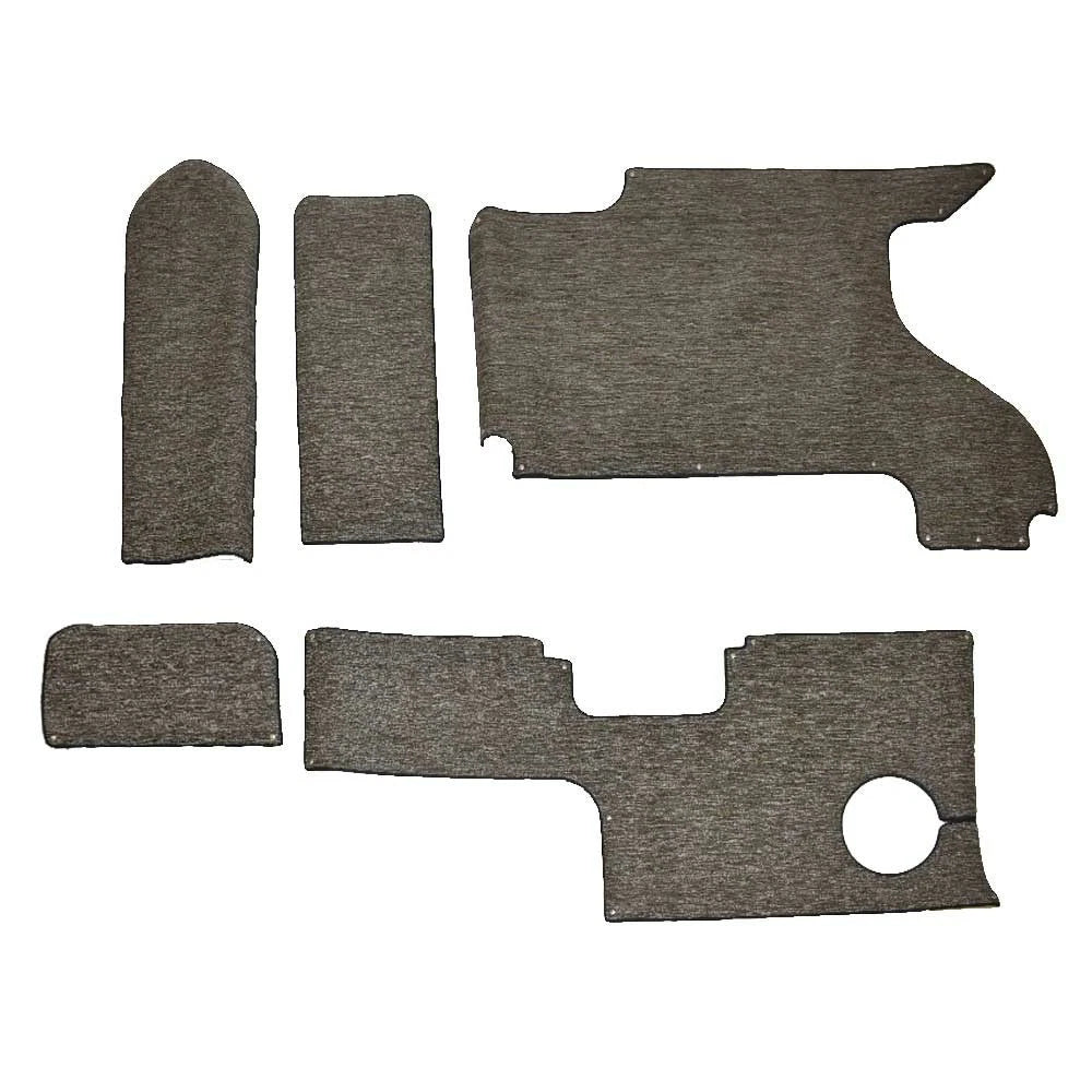 Cobalt Boat Snap-in Deck Mats 406763 - Gray Woven Vinyl (set of 5)