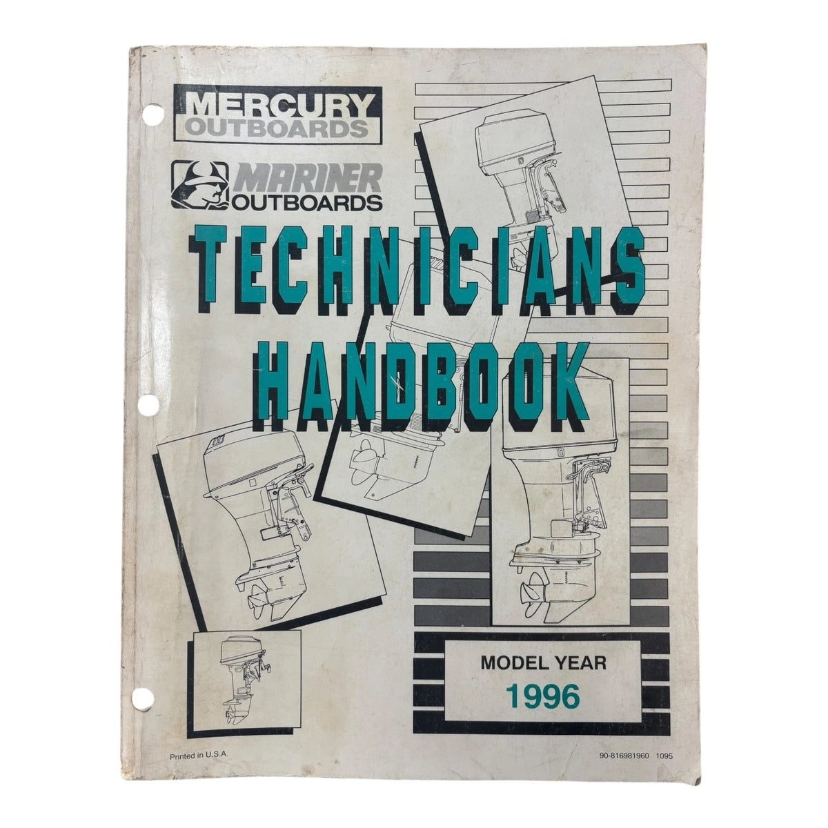 Mercury Mariner Outboards 90-816981960, Model Year 1996 Technicians Handbook