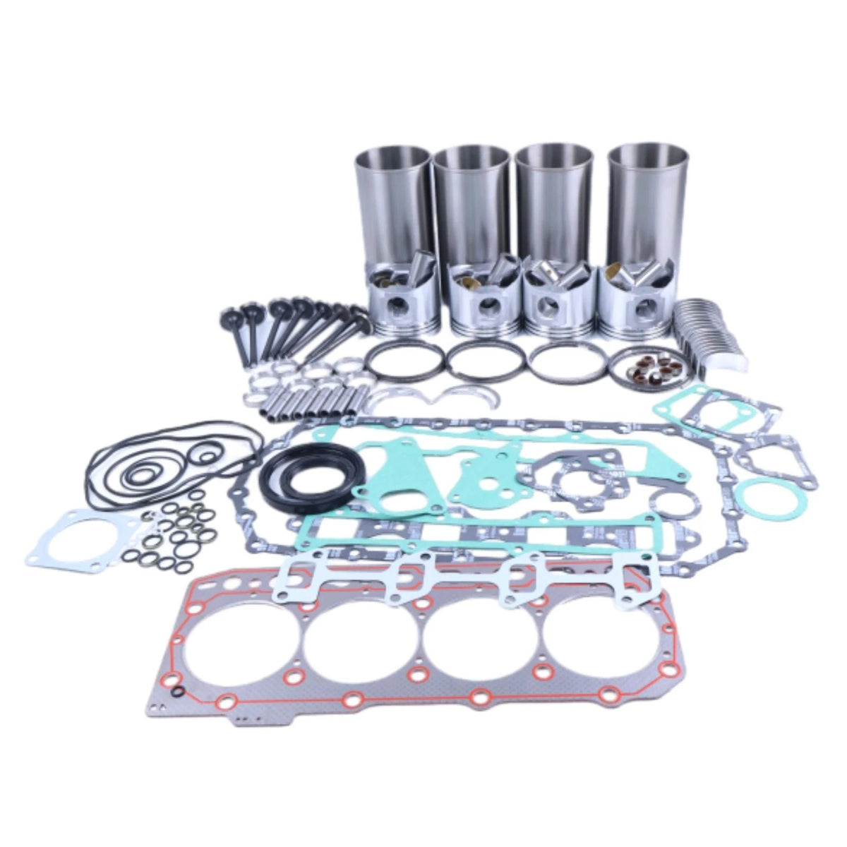 Overhaul Rebuild Kit for Yanmar Komatsu 4D88E-6 4D88E-5 John Deere 1600 1620