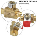 Easy Fuel Flow Management Brass in Line Fuel Tap 8mm 516IN for Tractors