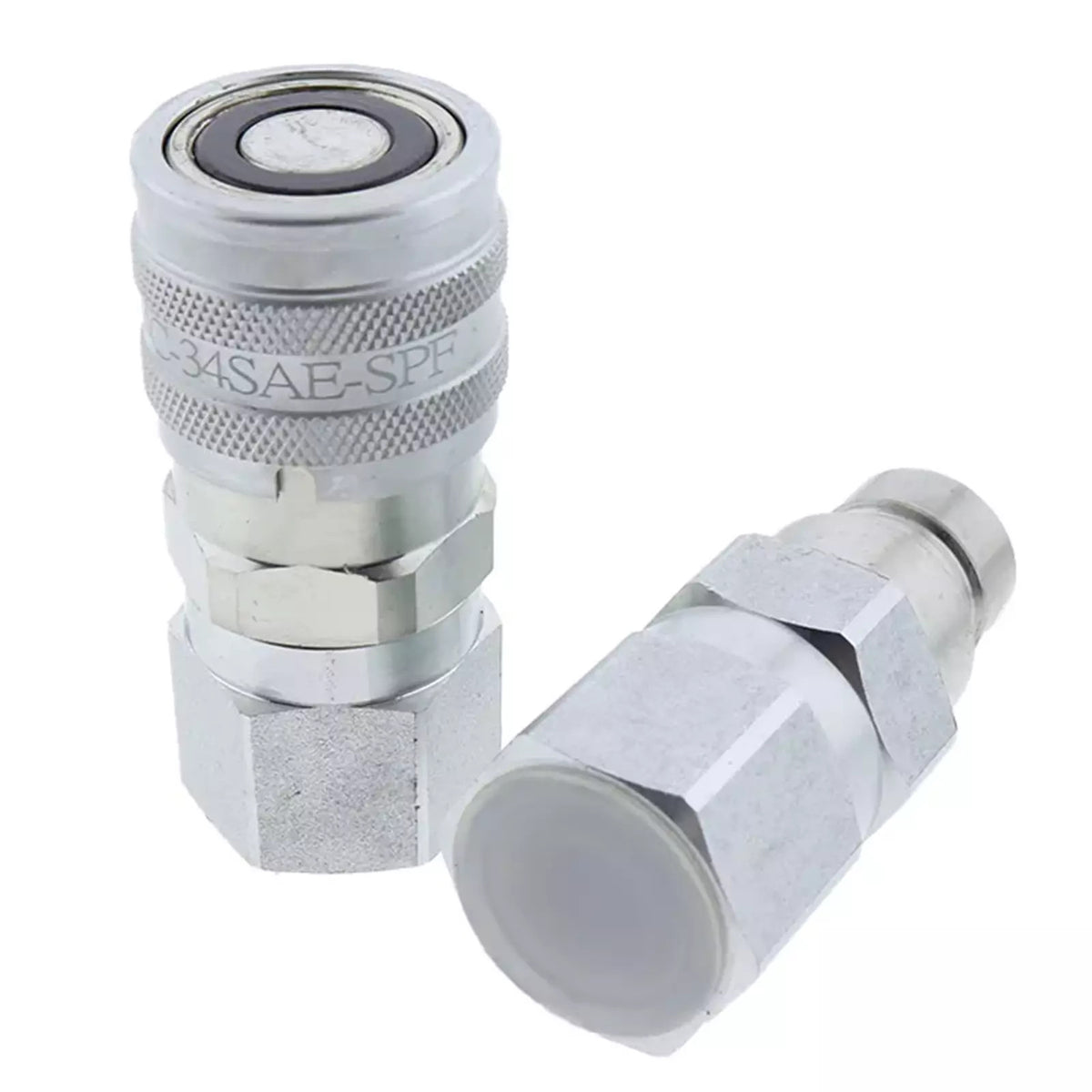 Hydraulic Flat Face Coupler Kit KV14216 AT312470 for John Deere 325 332D 250 317