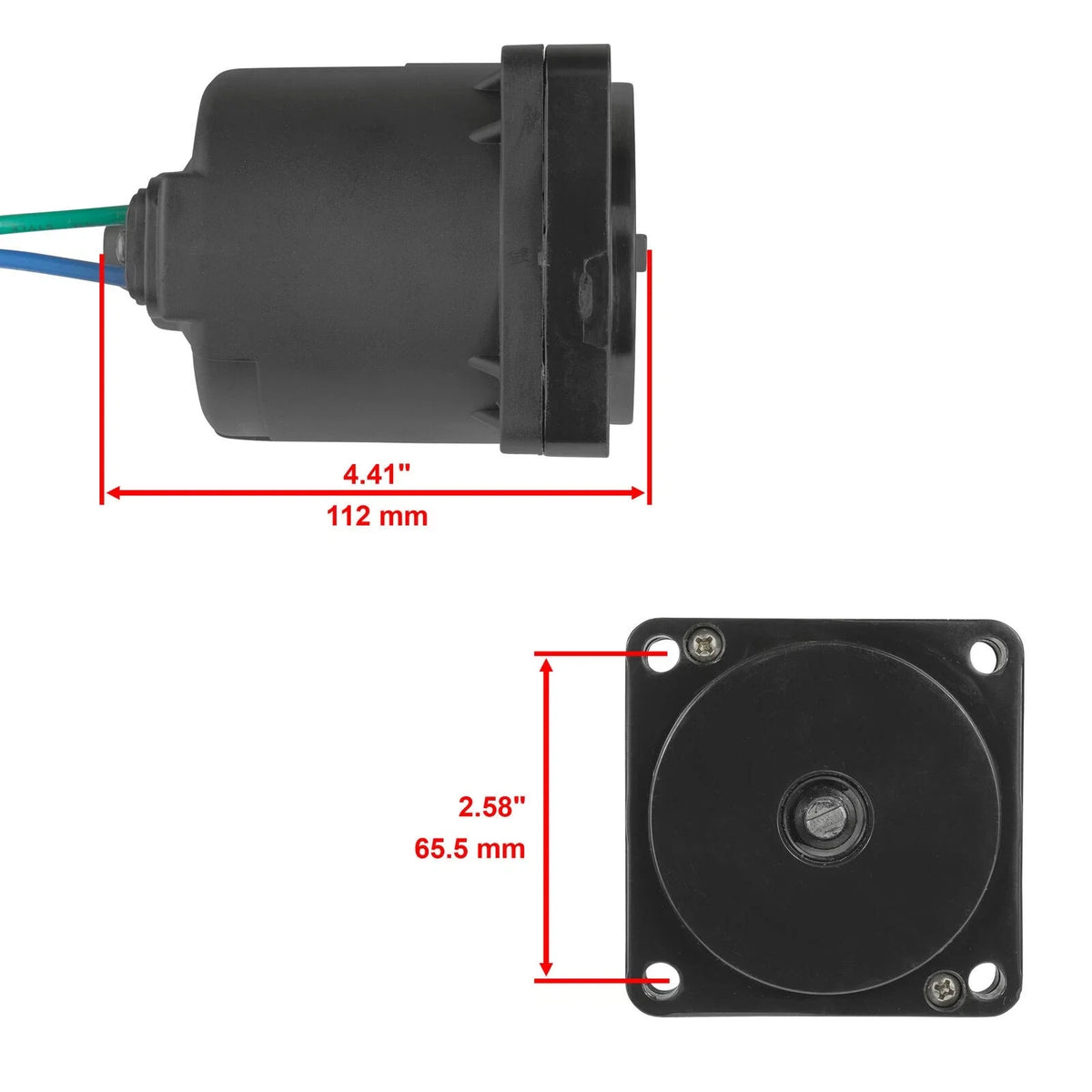 Tilt Trim Motor for Yamaha Outboard 115-225HP (1997–2002) 18-6783