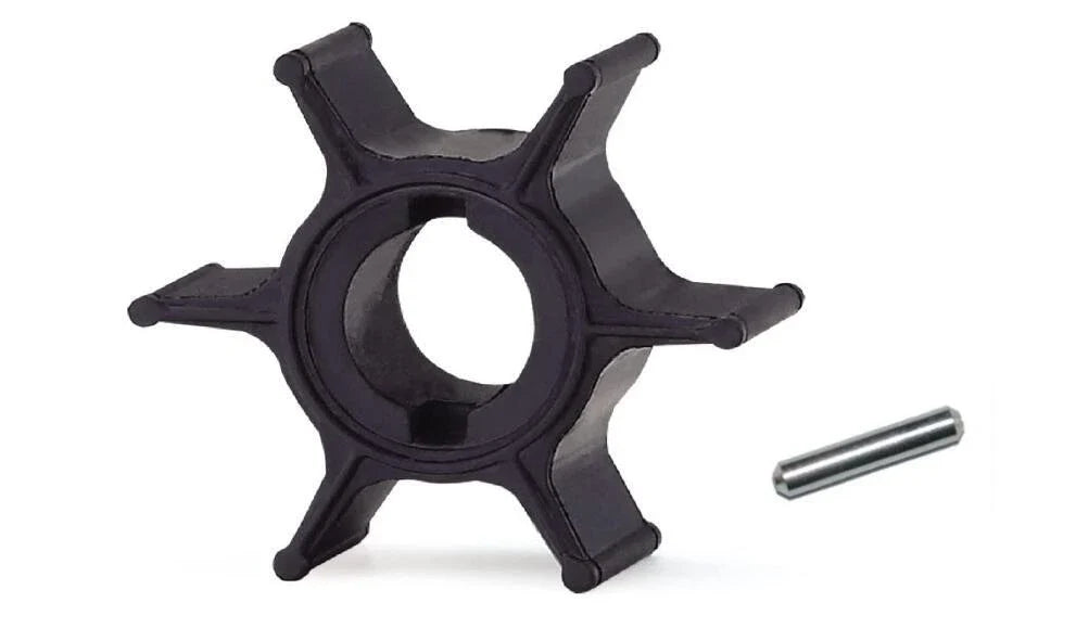 Water Pump Impeller with Pin for Suzuki Marine Outboard DF 2.5 HP (17461-97JM0)