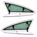 Bomar Boat Skylite Port Windows CDORAL-L/R-WGA - White Green (set of 2)